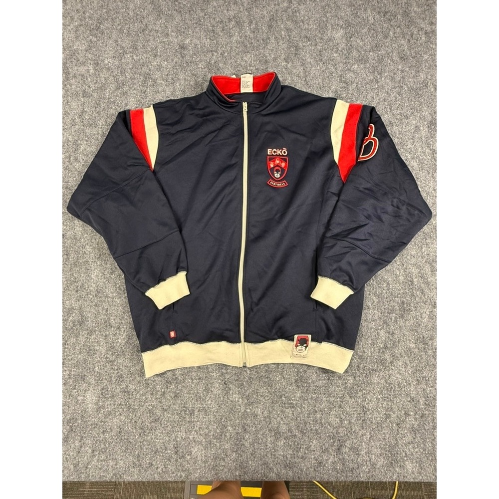 Ecko Unltd Marvel Daredevil Track Jacket Mens XXL Navy Blue Red Zip H0231040 NWT